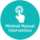 Minimal manual interventions